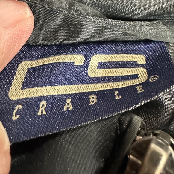 Oklahoma Sooners OU black CS Crable puffer coat Jacket sz M, GUC - Picture 2 of 7